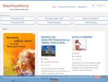 Tablet Screenshot of milespowerpoints.com
